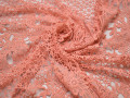 Кружево коралловое полиэстер цветы БА558