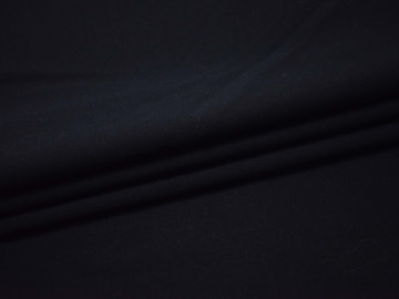 Костюмная темно-синяя ткань шелк полиэстер ГД11