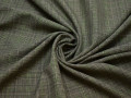 Костюмная серо-зеленая ткань шерсть полиэстер ДЕ333