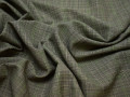 Костюмная серо-зеленая ткань шерсть полиэстер ДЕ333