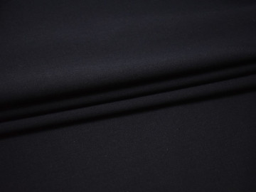 Костюмная темно-синяя ткань шерсть полиэстер ДЕ324