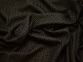 Костюмная черная хаки ткань шерсть полиэстер ДЕ315