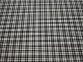 Костюмная черно-белая ткань шерсть полиэстер ДЕ311