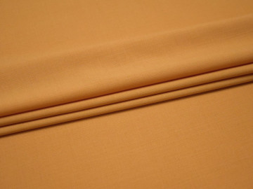 Костюмная оранжевая ткань шерсть полиэстер ДЕ310