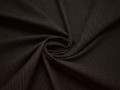 Костюмная коричневая ткань полоска хлопок ВД438