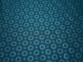 Жаккард синий круги полиэстер ГГ365