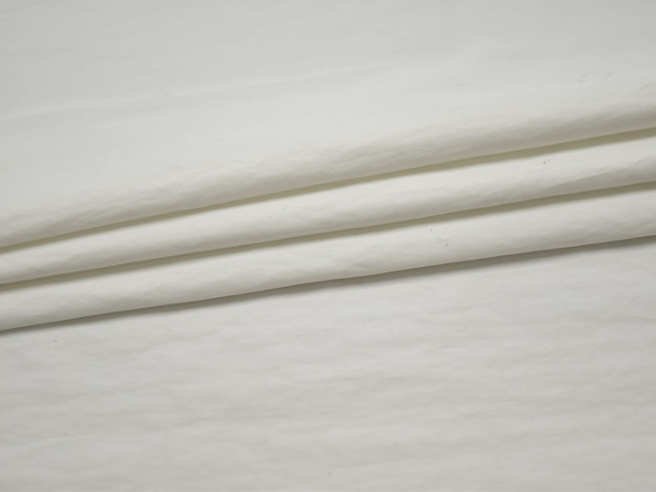 Курточная белая ткань полиэстер БЕ326