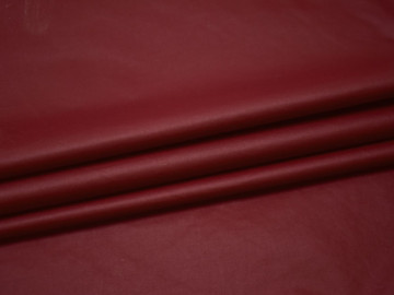 Курточная бордовая ткань хлопок полиэстер БЕ33