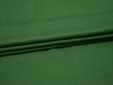 Плательная зеленая ткань вискоза полиэстер БА254