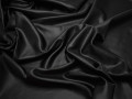Плательная черная ткань полиэстер БА246