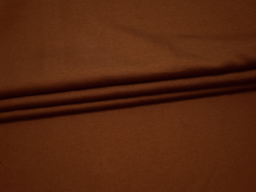 Плательная коричневая ткань вискоза полиэстер БА236