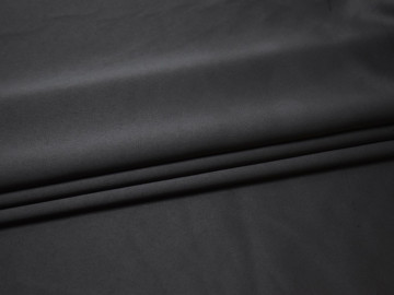 Плательная темно-серая ткань полиэстер БА228