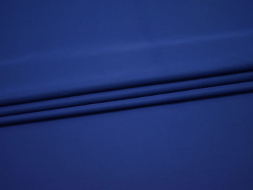 Плательная синяя ткань полиэстер БА224