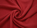 Плательная красная ткань геометрия полиэстер эластан БА222