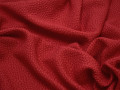 Плательная красная ткань геометрия полиэстер эластан БА222