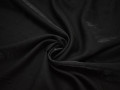 Плательная черная ткань вискоза полиэстер БА29