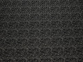 Плательная черная белая ткань зигзаг полиэстер ББ166