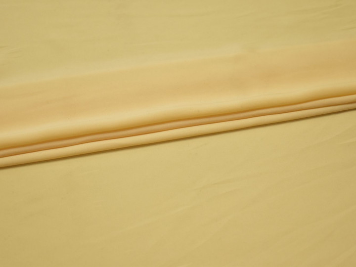 Плательная желтая ткань полиэстер БА293
