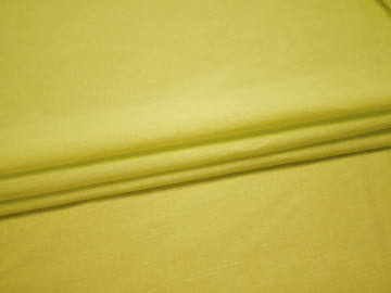 Плательная салатовая ткань хлопок полиэстер БВ16