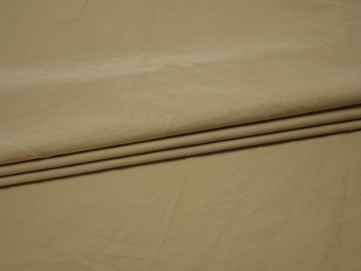 Плательная оливковая ткань хлопок БВ111