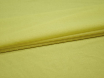 Плательная салатовая ткань хлопок полиэстер БВ253