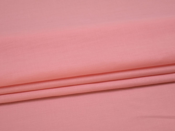 Плательная розовая ткань полиэстер БВ179