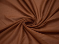 Плательная коричневая ткань хлопок БВ18