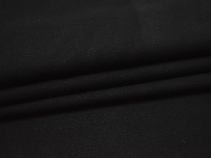 Плательная черная ткань вискоза БА334