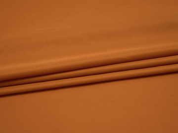Плательная оранжевая ткань полиэстер БА364