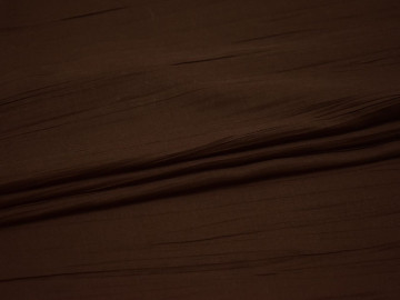 Плательная коричневая ткань полиэстер БА3122