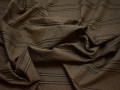 Костюмная коричневая ткань хлопок полиэстер ВГ545