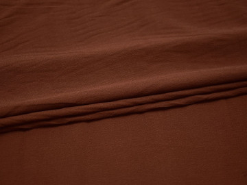 Штапель коричневого цвета вискоза БВ277