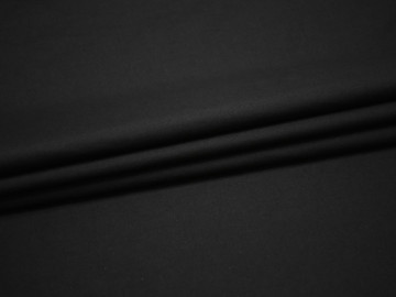 Костюмная черная ткань хлопок БВ2100