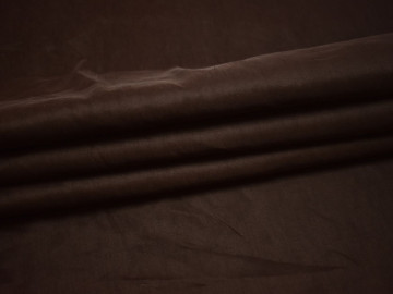 Костюмная коричневая ткань хлопок эластан ВД352