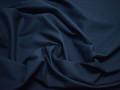 Костюмная фактурная синяя ткань хлопок эластан ВД154