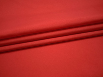 Курточная красная ткань полиэстер БЕ349