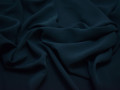 Плательная синяя ткань полиэстер БА390