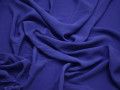 Плательная синяя ткань хлопок полиэстер БА154