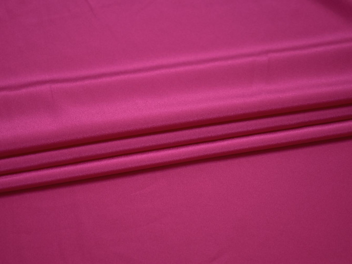 Плательная розовая ткань полиэстер БА145