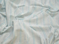 Рубашечная белая ткань полоска хлопок полиэстер БВ359