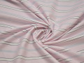 Рубашечная розовая ткань полоска хлопок БВ333