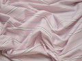 Рубашечная розовая ткань полоска хлопок БВ333