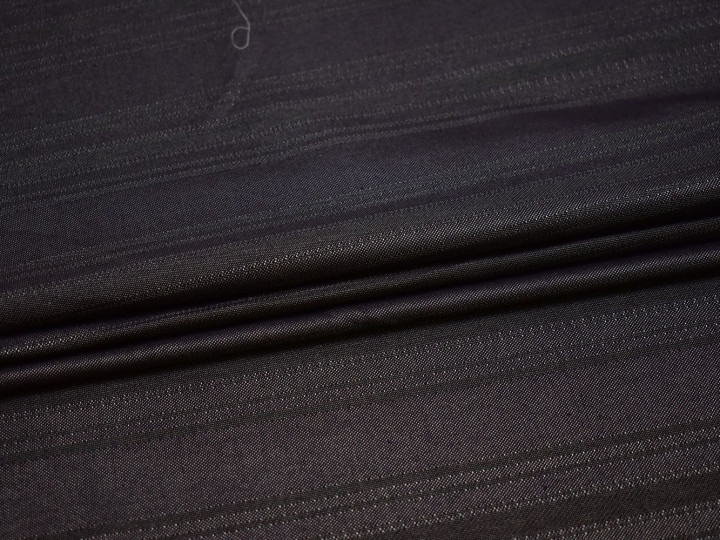 Рубашечная фиолетовая ткань полоска вискоза полиэстер эластан БВ317
