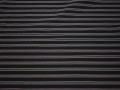 Рубашечная черная ткань полоска вискоза хлопок БВ36