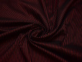 Рубашечная черная ткань полоска вискоза полиэстер эластан БВ35