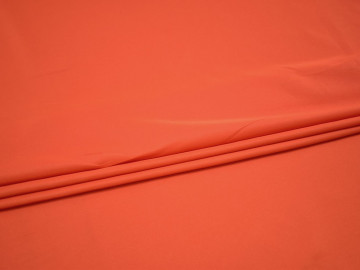 Плательная оранжевая ткань полиэстер ББ557