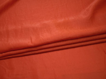 Плательная оранжевая ткань полиэстер ББ551