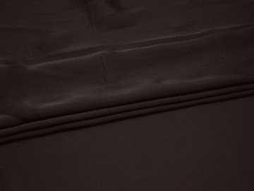 Плательная коричневая ткань полиэстер БА623