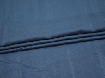 Плательная синяя ткань вискоза полиэстер БА624