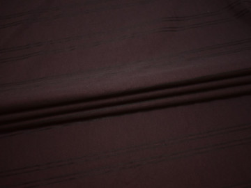 Рубашечная бордовая ткань в полоску хлопок БГ26